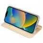 DUX DUCIS flip ovitek za iPhone 14 Plus - zlato