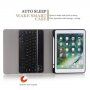 Etui s tipkovnico in prostorom za Apple Pencil za iPad 9,7" (2017/2018) / Air 1 / 2 / Pro 9,7" - temno modra