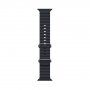 Silikonski oceanski pasek za Apple Watch Ultra 49mm / 46mm / 45mm / 44mm / 42mm - črn