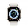Silikonski oceanski pasek za Apple Watch Ultra 49mm / 46mm / 45mm / 44mm / 42mm - bela