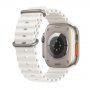 Silikonski oceanski pasek za Apple Watch Ultra 49mm / 46mm / 45mm / 44mm / 42mm - bela