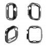 Metalni ovitek iz mehke plastike z zaščito zaslona za Apple Watch Ultra 49mm - črna