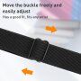 Nylon tanki trakec z drsno zaponko za Apple Watch 42mm / 41mm / 40mm / 38mm - vinsko