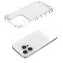 Trpežen lesketajoč etui z vertikalno mrežico za iPhone 14 Pro Max - modro