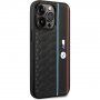 BMW M Hexagonal Pattern etui za iPhone 14 Pro - črna