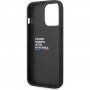BMW M Hexagonal Pattern etui za iPhone 14 Pro - črna