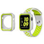 Zaščitna silikonska torbica za Apple Watch 38mm - bílo - zelena
