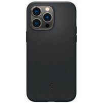 Spigen Silicone Mag Fit silikonski etui z MagSafe za iPhone 14 Pro - črna