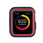 Zaščitna silikonska torbica za Apple Watch 42mm - črna - rdeče
