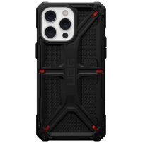 UAG Monarch super trpežen etui s kevlar vzorcem za iPhone 14 Pro Max - črna