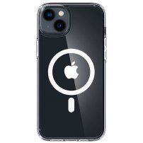 Spigen Ultra Hybridprozoren etui z MagSafe za iPhone 14 Plus - bela