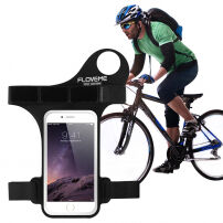FLOVEME športna zapestna kovček za Apple iPhone 6 Plus / 6 Plus / 7 Plus / 8 Plus - črna