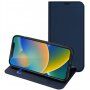DUX DUCIS flip ovitek za iPhone 14 - temno modra