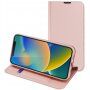 DUX DUCIS flip ovitek za iPhone 14 Plus - roza-zlato