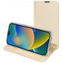 DUX DUCIS flip ovitek za iPhone 14 Pro - zlato