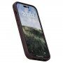 NJORD usnjeni etui za iPhone 14 Pro - temno rjava