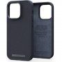 NJORD usnjeni etui za iPhone 14 Pro - temno siva