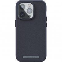 NJORD usnjeni etui za iPhone 14 Pro - temno siva