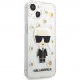 Karl Lagerfeld Ikonik Flower etui za iPhone 13 mini - jasno