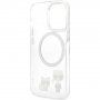 Karl Lagerfeld Karl and Choupette etui z MagSafe za iPhone 13 Pro Max - jasno