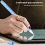 3v1 silikonski ovitek z dvema poklopcema špic za Apple Pencil 2. generacije / Pro - zelena