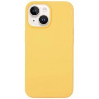 Silikonski pokrov za iPhone 14 Plus - rumena