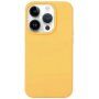 Silikonski pokrov za iPhone 14 Pro Max - rumena