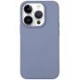 Silikonski pokrov za iPhone 14 Pro Max - modro-siva