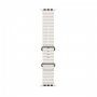 Silikonski oceanski pasek za Apple Watch Ultra 49mm / 46mm / 45mm / 44mm / 42mm - bela