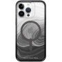 GEAR4 D3O Milan Snap Black Swirl prozoren etui z MagSafe za iPhone 14 Pro Max - črna