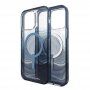 GEAR4 D3O Milan Snap Blue Swirl prozoren etui z MagSafe za iPhone 14 Pro Max - modro