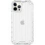 Trpežen lesketajoč etui z vertikalno mrežico za iPhone 11 Pro Max - jasno