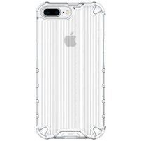Trpežen lesketajoč etui z vertikalno mrežico za iPhone 7 Plus / 8 Plus - jasno