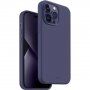 UNIQ Lino silikonski etui za iPhone 14 Pro Max - temno vijolična