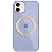 Lesketajoč prozoren etui z MagSafe za iPhone 11 - vijolična