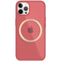 Lesketajoč prozoren etui z MagSafe za iPhone 11 Pro - rdeče