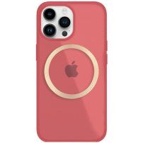 Lesketajoč prozoren etui z MagSafe za iPhone 13 Pro - rdeče