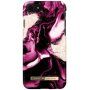 iDeal Of Sweden Golden Ruby Marble etui za iPhone 6 / 6S / 7 / 8 / SE (2020/2022) - fuksija