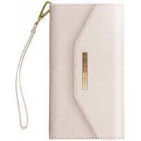 iDeal Of Sweden Mayfair Clutch Beige Saffiano ovitek z denarnico za iPhone X / XS / 11 Pro - bež