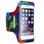 FLOVEME barvna športna torbica za iPhone 6 / 6S / 7/8 - modro