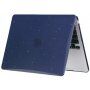 Lesketajoč transparentni etui z bleščicami za MacBook Air 13" (A2681 / A3113) - temno modra