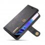 DG.MING 2v1 snemljiv flip etui za iPhone 13 Pro Max - črna