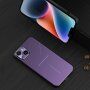 R-Just aluminijast ovitek z zaščito leč fotoaparata za iPhone 14 Plus - vijolična