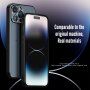 R-Just aluminijast ovitek z zaščito leč fotoaparata za iPhone 14 Plus - vijolična