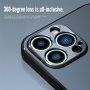 R-Just aluminijast ovitek z zaščito leč fotoaparata za iPhone 14 Plus - vijolična