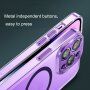 Zaščitni prozorni ovitek z MagSafe za iPhone 14 Pro Max - siva
