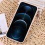Zaščitni ovitek s kovino prevlečenim dnom za iPhone 12 Pro Max - bež