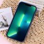 Zaščitni ovitek s kovino prevlečenim dnom za iPhone 13 Pro Max - modro
