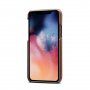 Usnjen ovitek z žepom za kartice za iPhone 11 Pro Max - rjava