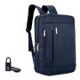 Luksuzna torba / nahrbtnik za iPad / MacBook do 17" - temno modra